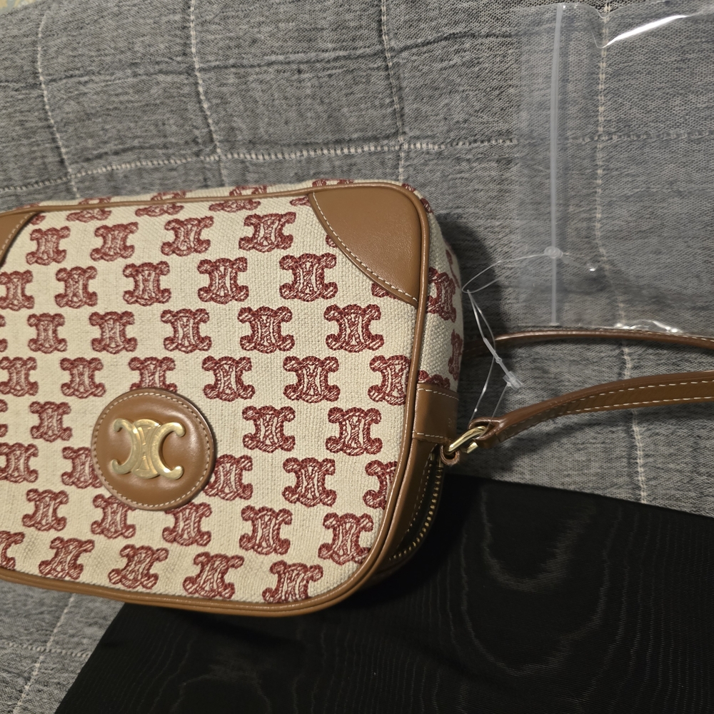 Brown and Cream Designer Women's Bag
